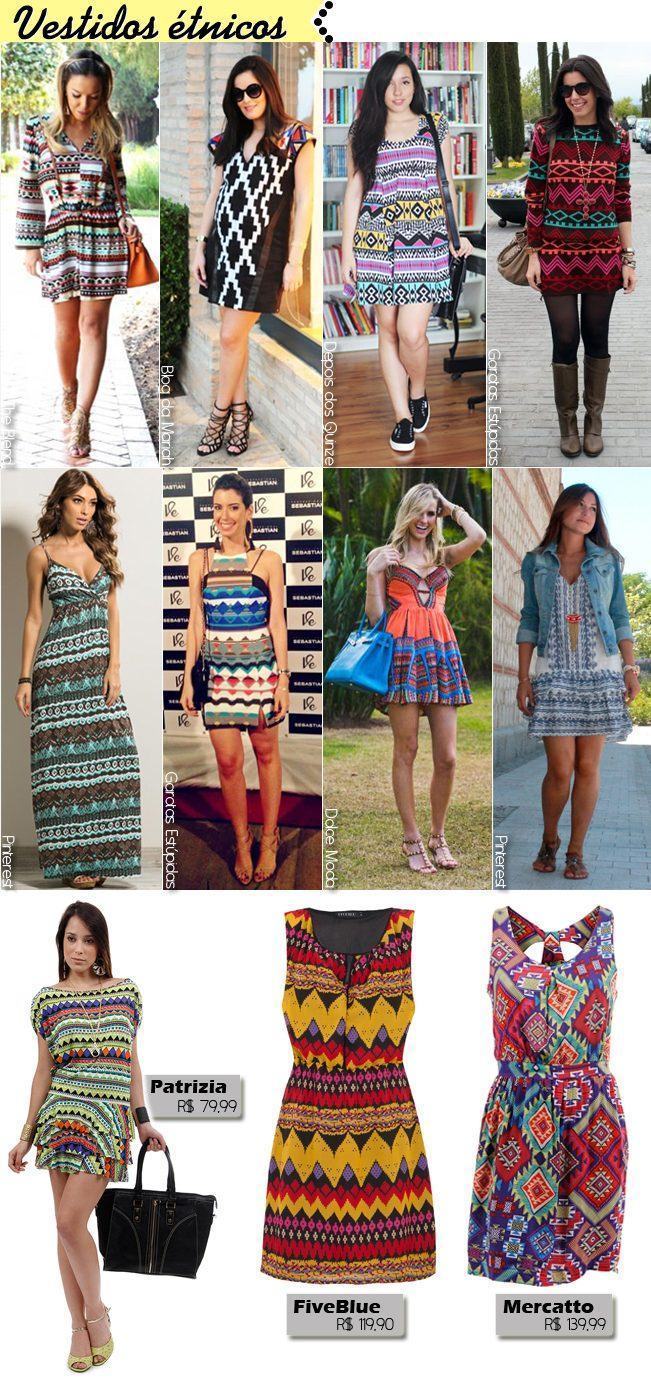 vestidos étnicos