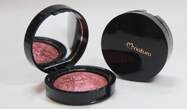 Testei: Sombras de alta cintilância Natura Una » Passando Blush