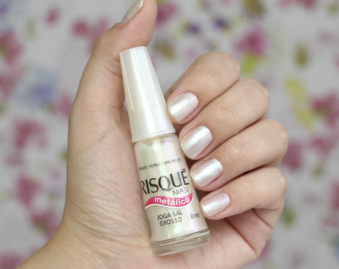 Esmalte Risqué Collor Effect Joga Sal Grosso 8ml - Drogarias Pacheco