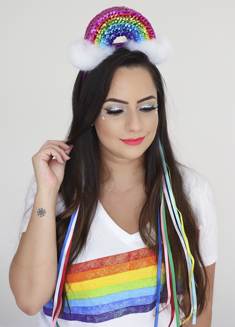 DIY Fantasia de Arco Íris para o Carnaval! » Passando Blush
